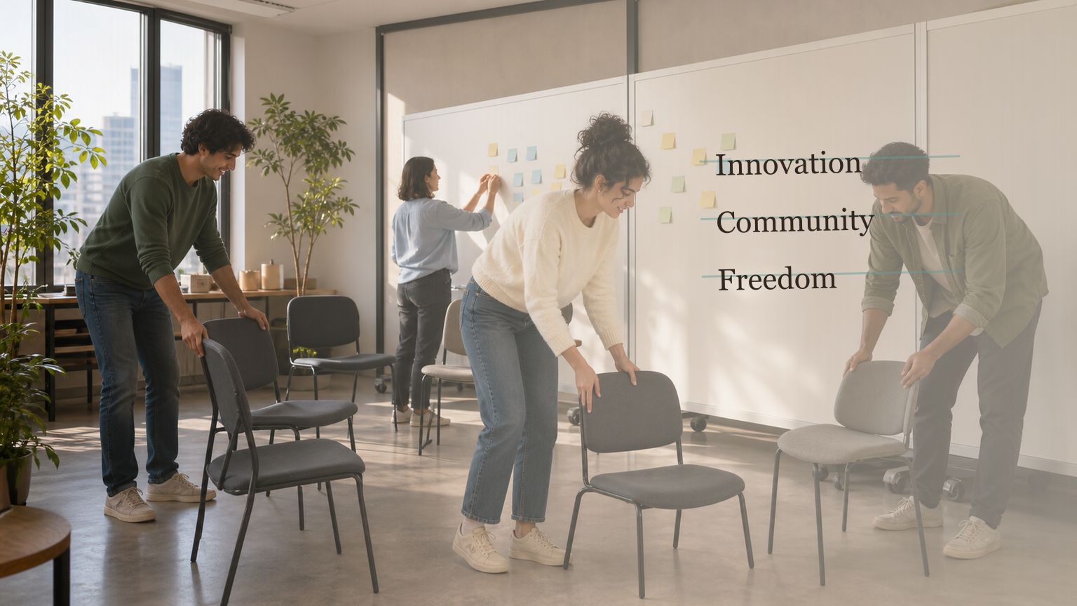 Aquarius Season 2026 core meaning image showing innovation, community, and freedom