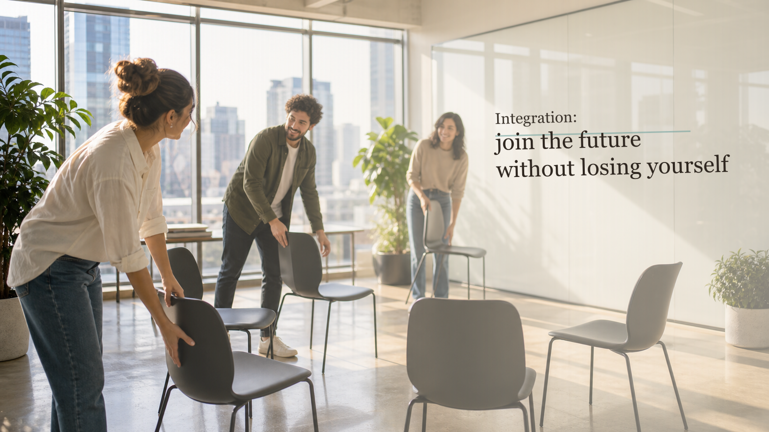 Aquarius Season 2026 integration image showing how to join the future without losing yourself