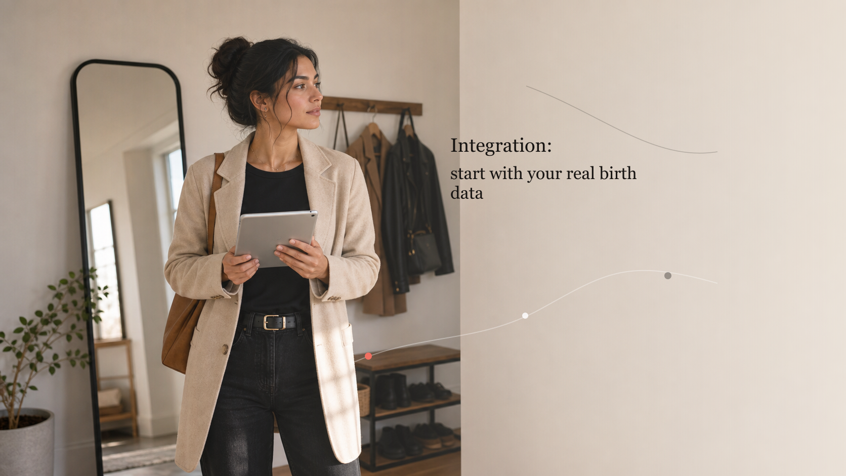 What Is a Natal Chart? integration image showing how to apply the astrology meaning in daily life