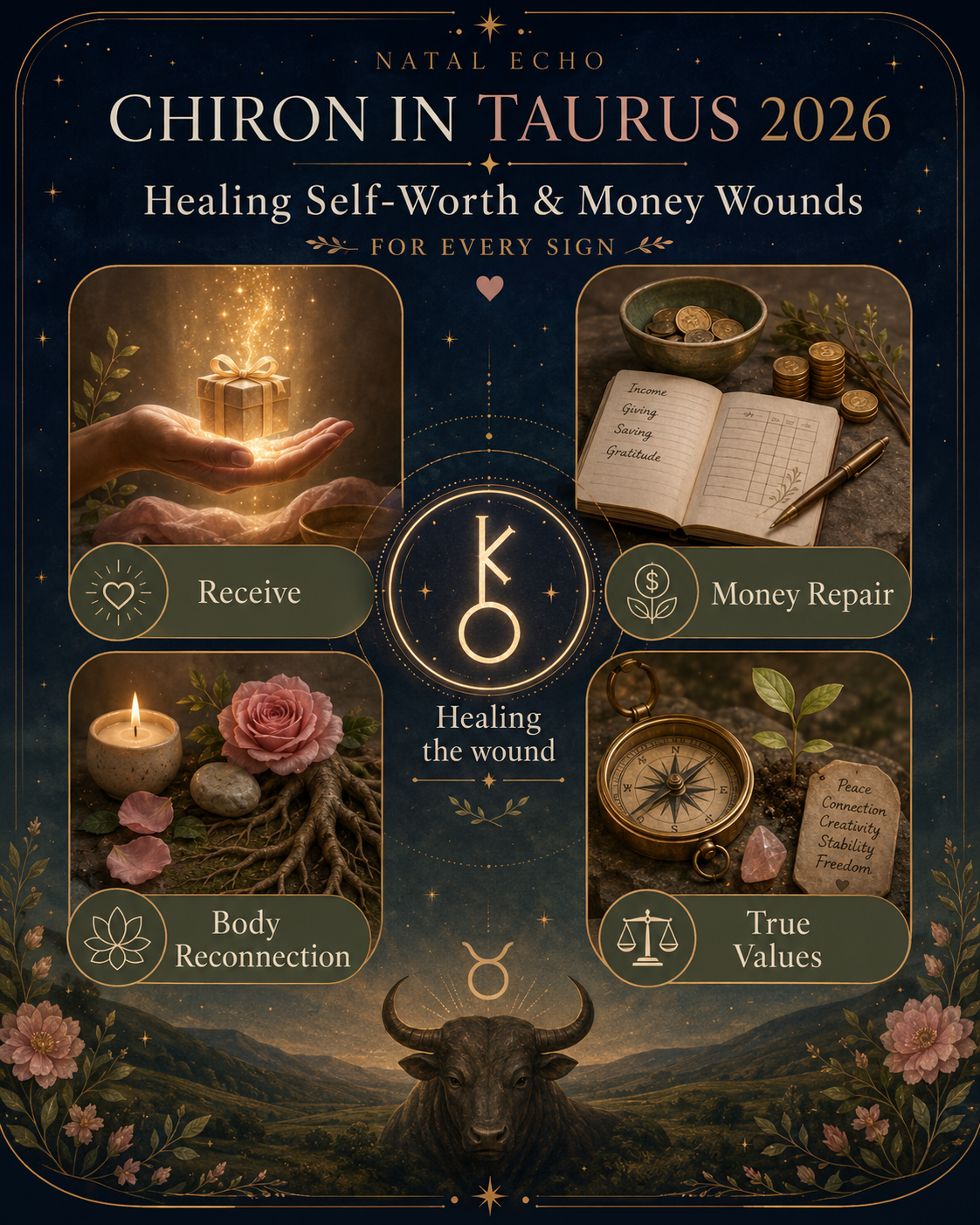 Chiron in Taurus 2026: Healing Self-Worth & Money Wounds for Every Sign - Common ways scarcity, body shame, and worth wounds appear