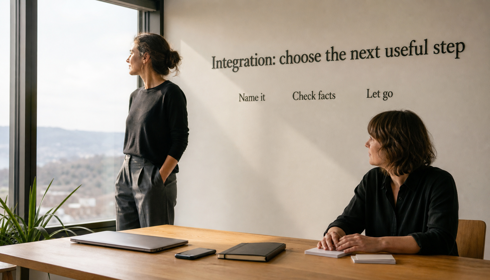 Modern workspace scene showing Virgo choosing the next useful step