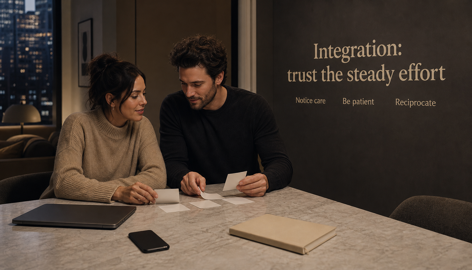Modern planning table scene showing how to trust Capricorn steady effort
