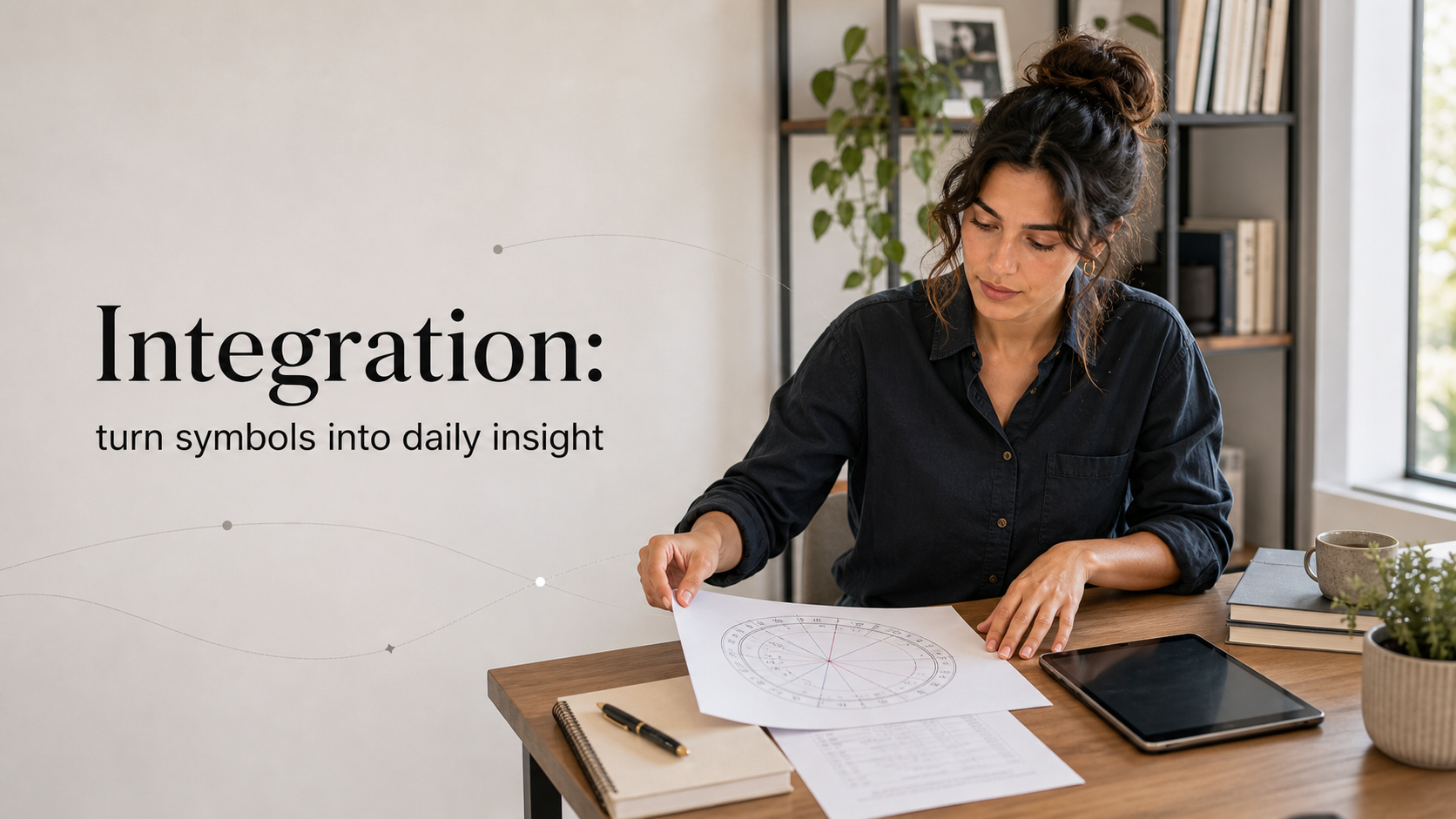 How to Read Your Birth Chart integration image showing how to apply the astrology meaning in daily life