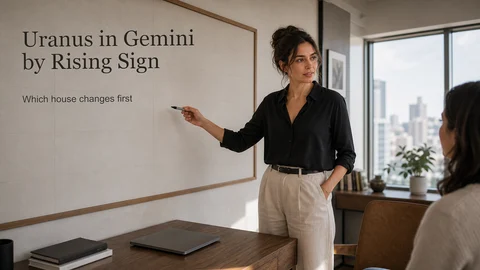 How Uranus in Gemini 2026 Affects Your Rising Sign - Natal Echo