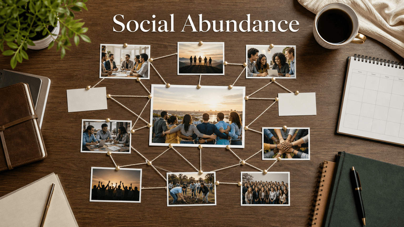 Jupiter in the 11th house infographic image showing social abundance, networks, friendships, group projects, and long-term goals