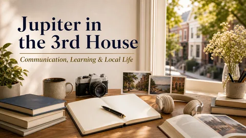 Jupiter in the 3rd house communication, learning, storytelling, and local life