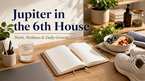 Jupiter in the 6th house work, wellness, daily habits, service, and growth