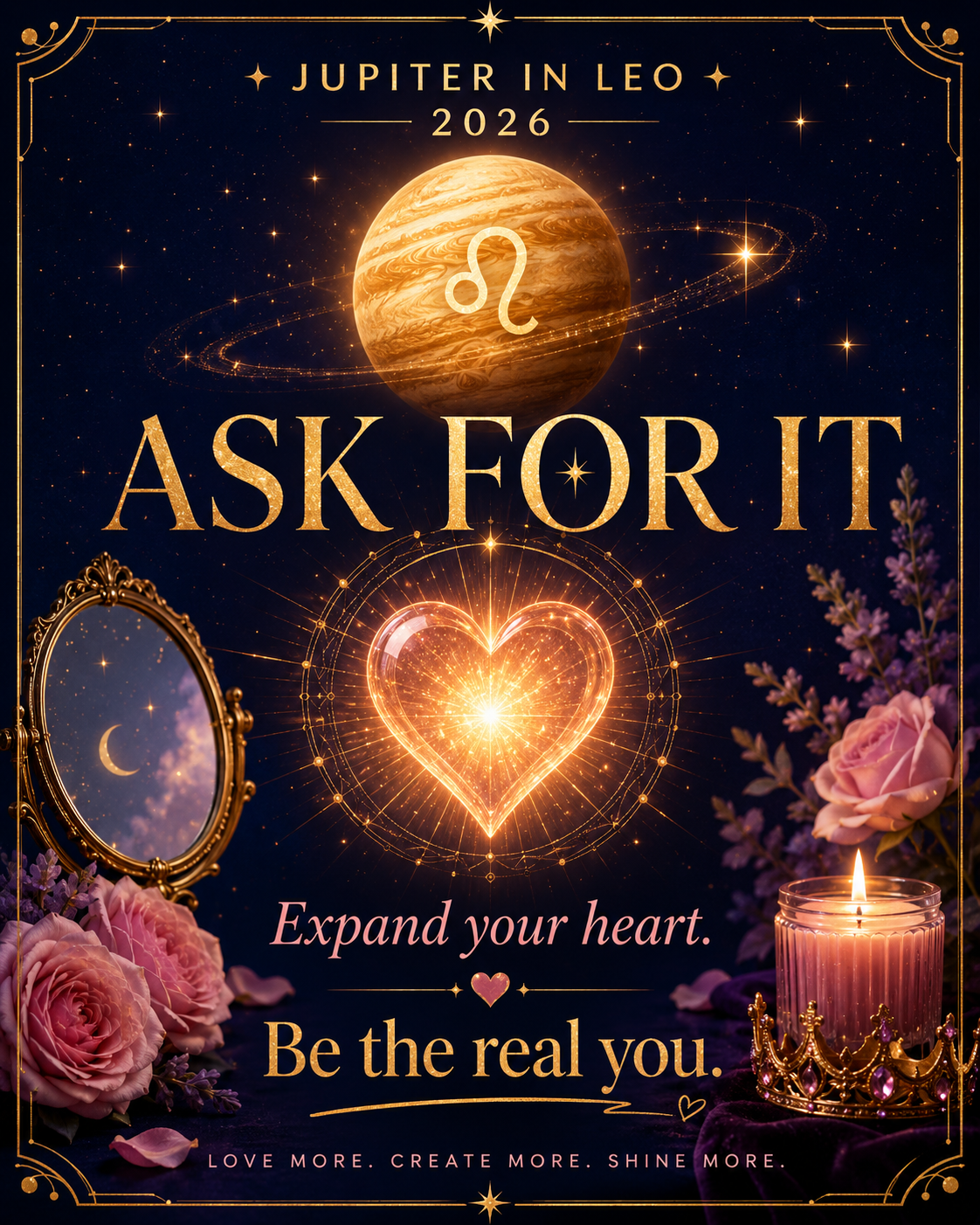 Jupiter in Leo 2026: Love, Romance & Heart Expansion for Every Sign - Read by rising sign to find where love and creativity expand
