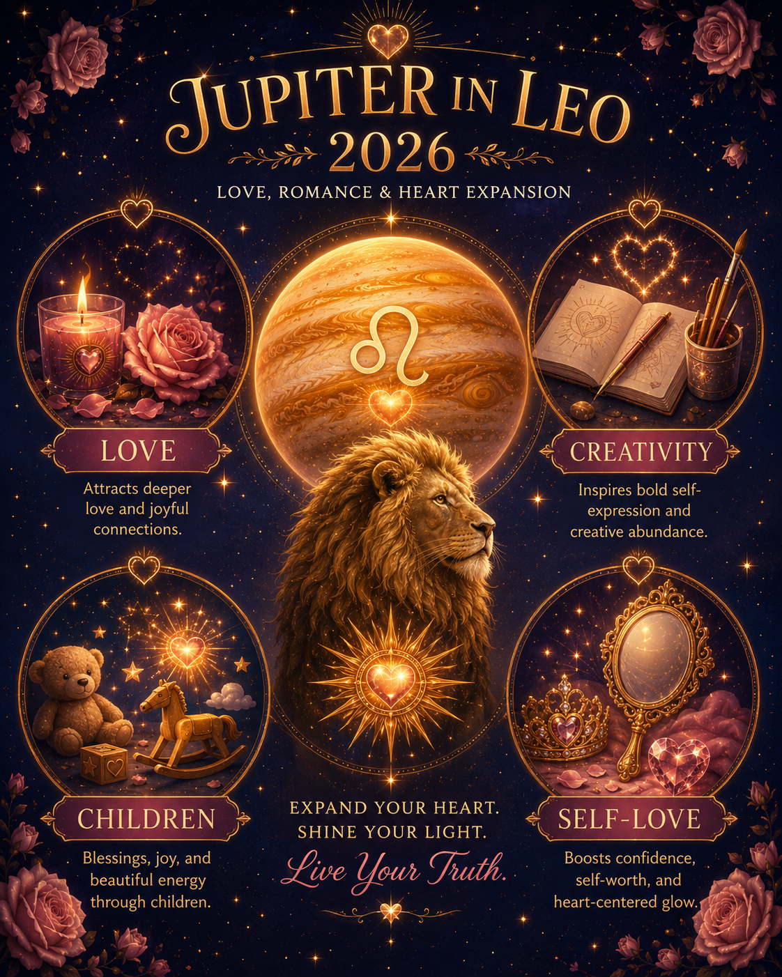 Jupiter in Leo 2026: Love, Romance & Heart Expansion for Every Sign - Why Jupiter in Leo feels especially vivid in the 2026 sky