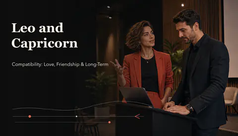 Leo and Capricorn compatibility real-life relationship scene