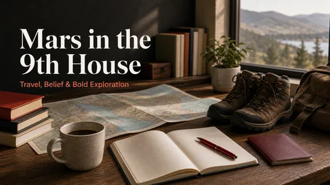 Mars in the 9th house travel, belief, bold exploration, and philosophical courage