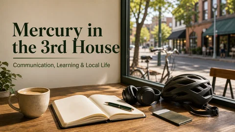 Mercury in the 3rd house communication, learning, local life, and everyday connection