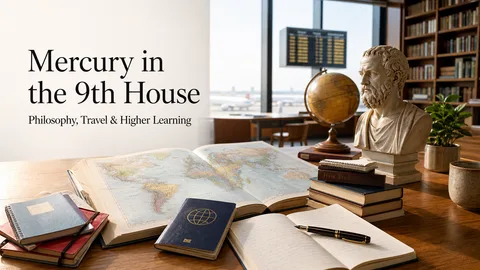 Mercury in the 9th house philosophy, travel, higher learning, and publishing
