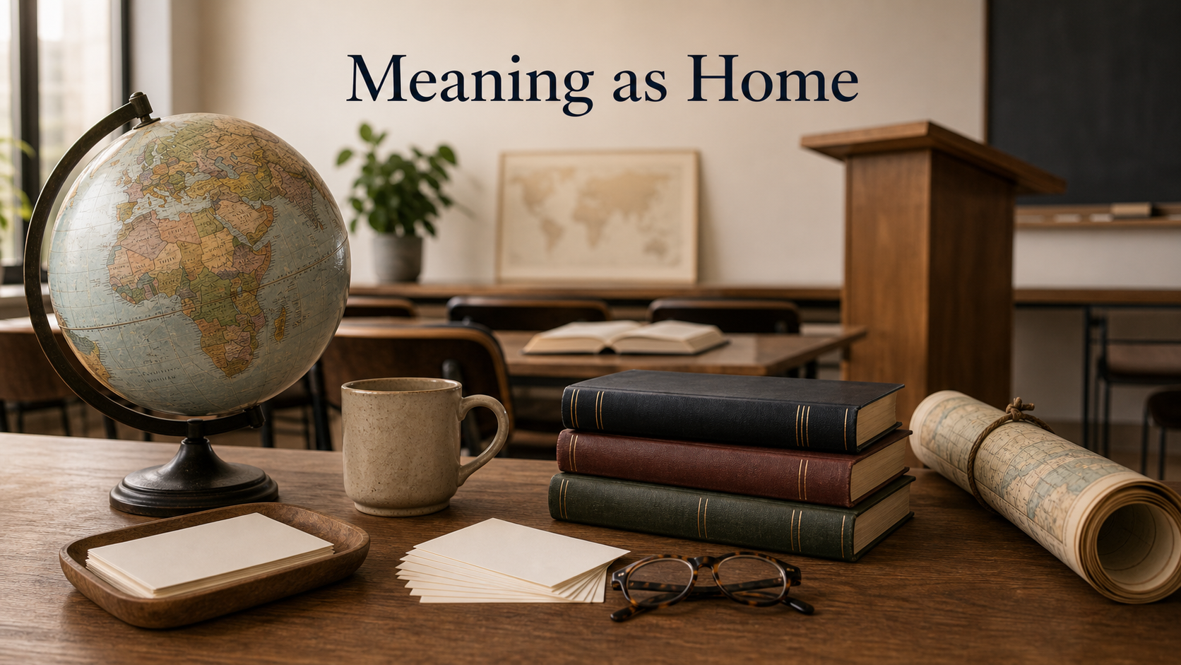 Moon in the 9th house infographic image showing meaning-making, travel, higher education, philosophy, foreign cultures, and emotional purpose