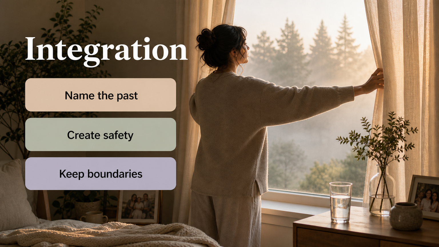 Neptune in the 4th House lifestyle image showing practical integration of home, memory, emotional roots, family fog, and sanctuary