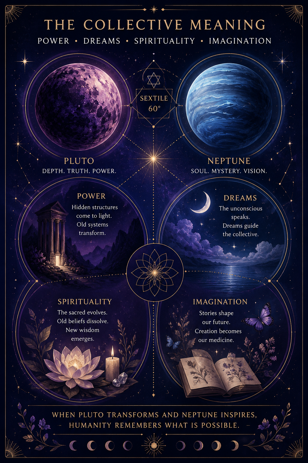 Neptune Sextile Pluto 2026-2032: Generational Spiritual Evolution astrology article hero image