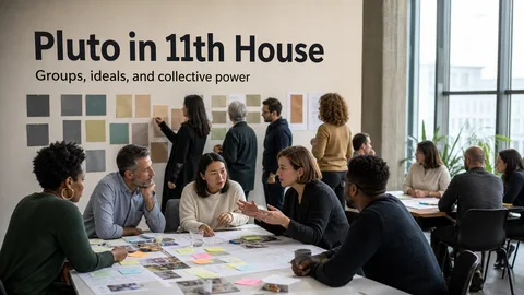 Pluto in the 11th House meaning: groups ideals and collective power