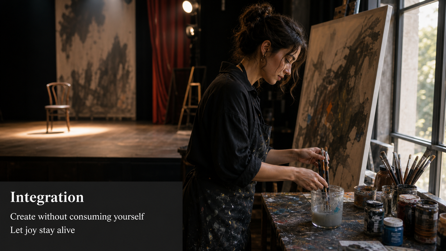 Pluto in the 5th House lifestyle image showing practical integration of creative intensity, desire, risk, self-expression, and transforming passion