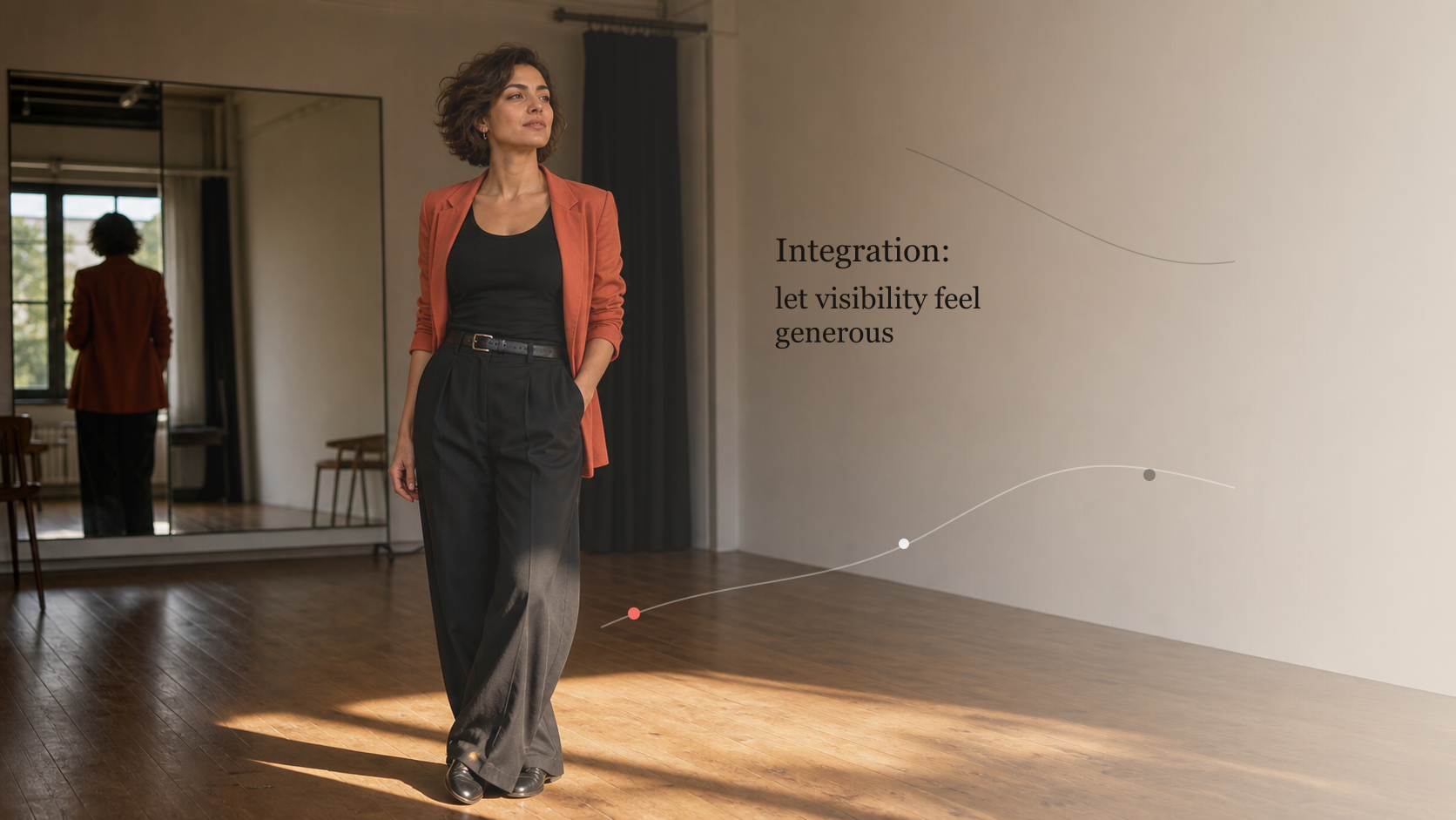 Rising in Leo integration image showing how to apply the astrology meaning in daily life