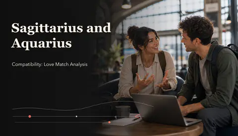 Sagittarius and Aquarius compatibility real-life relationship scene