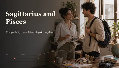 Sagittarius and Pisces compatibility real-life relationship scene