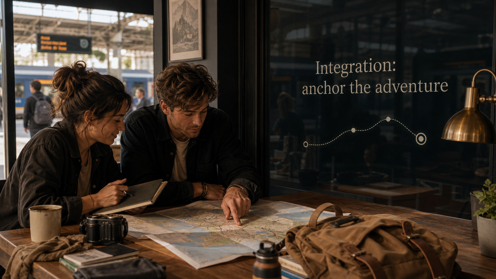 Two adults anchor an adventure for a Sagittarius and Sagittarius compatibility guide
