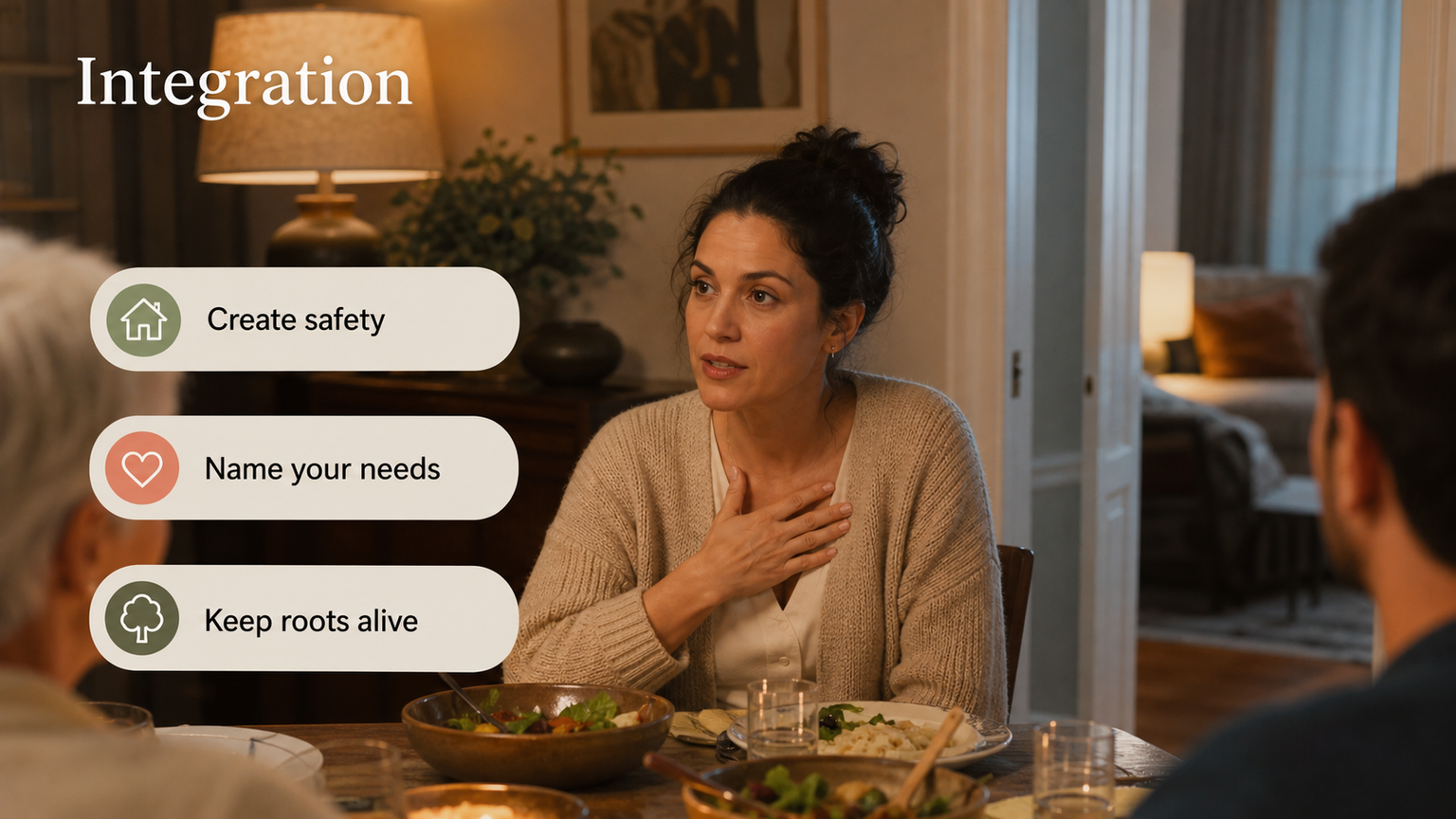Sun in the 4th House lifestyle image showing practical integration of home, roots, family story, privacy, and emotional foundation
