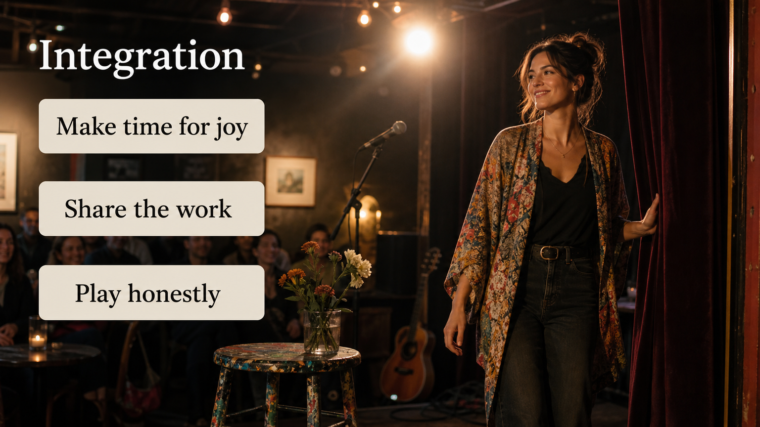 Sun in the 5th House lifestyle image showing practical integration of creativity, joy, romance, performance, and personal expression
