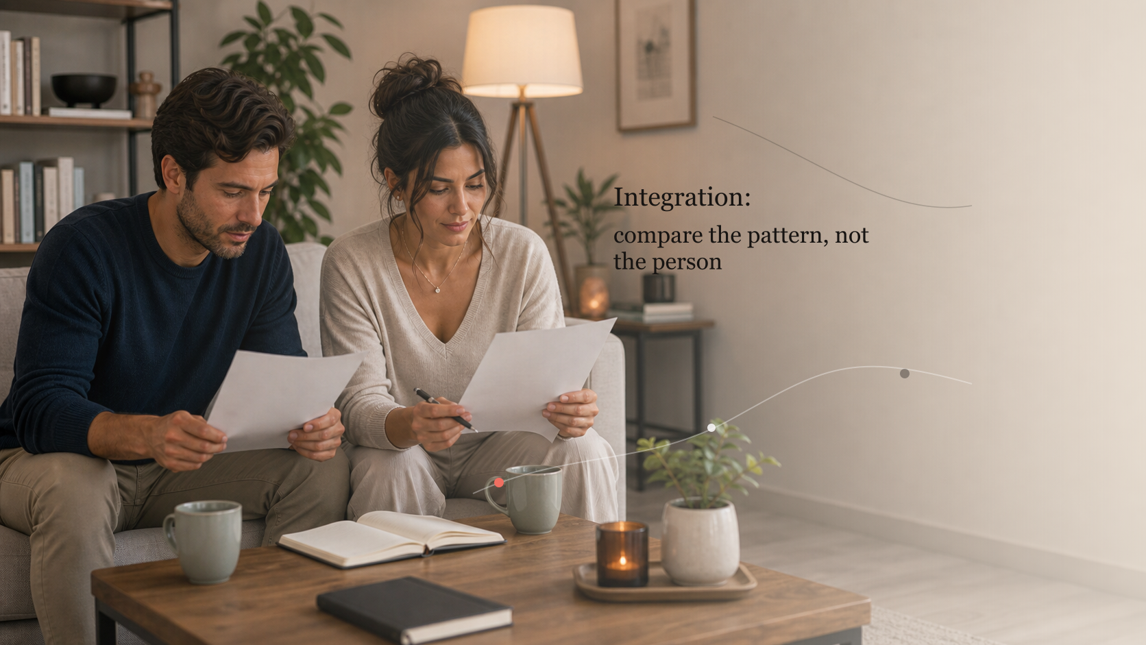 Understanding Synastry integration image showing how to apply the astrology meaning in daily life