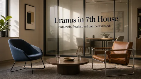 Uranus in the 7th House meaning: partnership freedom and unexpected bonds