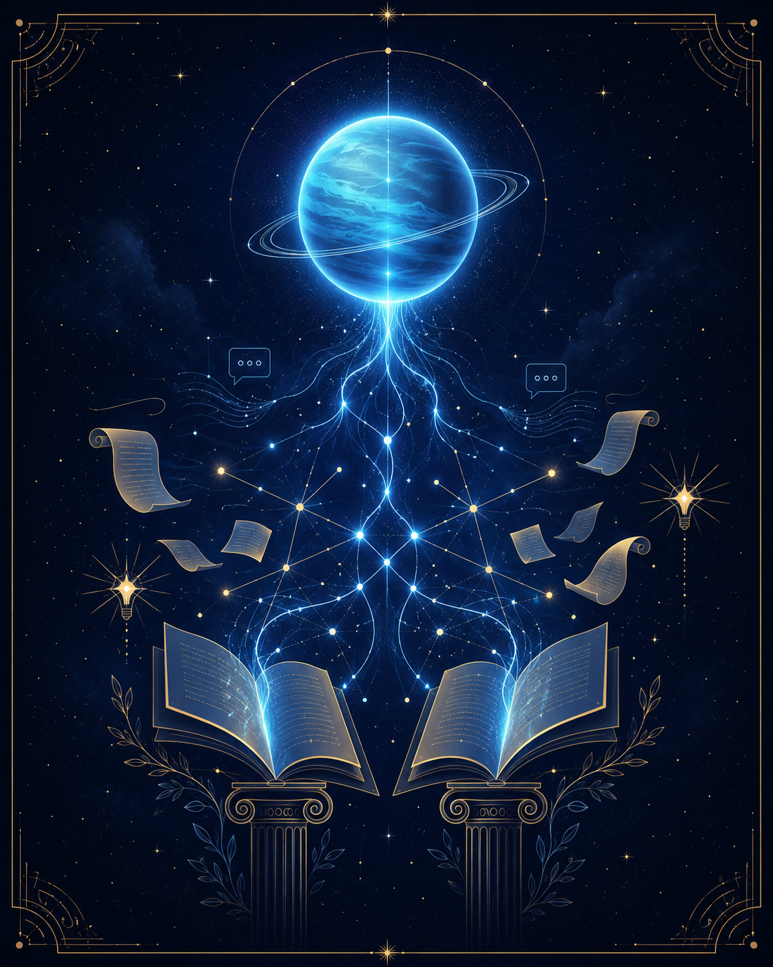 Uranus in Gemini 2026 as electric communication, books, ideas, and celestial networks