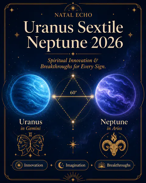 Uranus Sextile Neptune 2026: Spiritual Innovation & Breakthroughs for Every Sign astrology article hero image