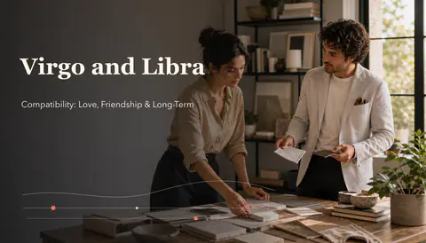 Virgo and Libra compatibility real-life relationship scene